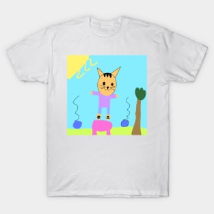 Cat Artwork T-Shirt